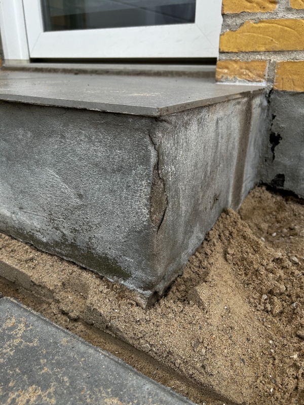 Murerarbejde - afskalninger, reparation