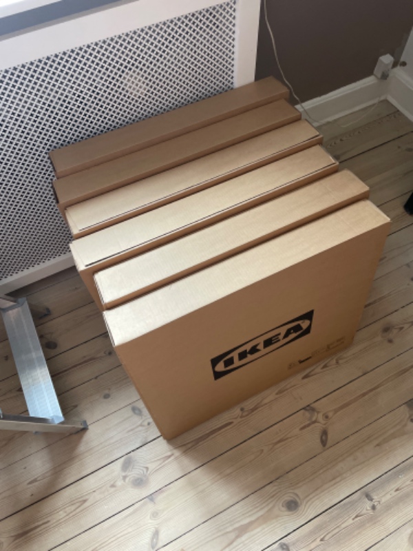 Samle IKEA klædeskab (7 låger)