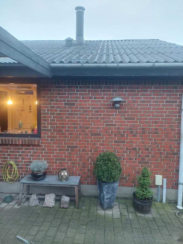 Tag utæt ved skorsten ( brændeovn)