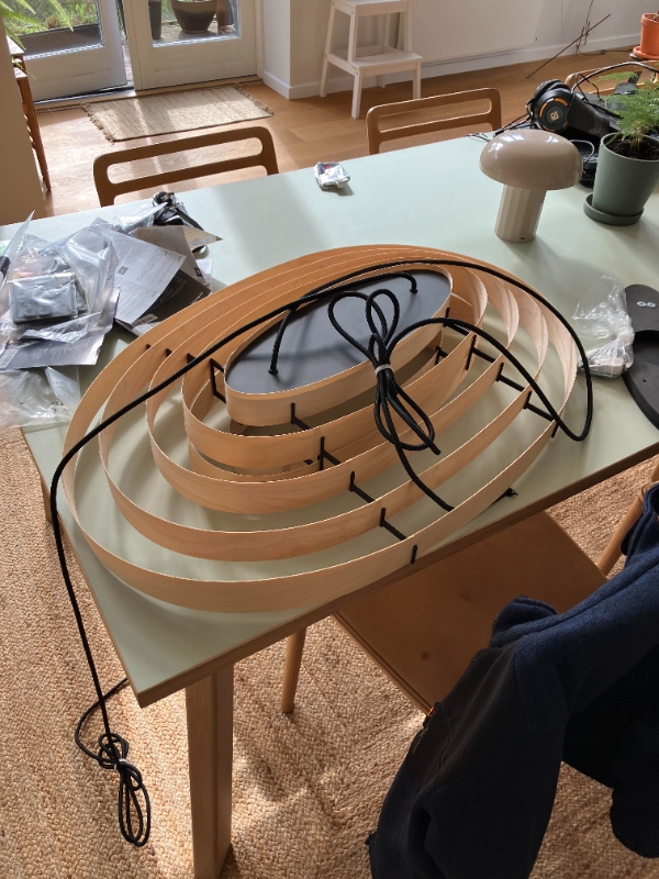 Montering af 3 loftslamper