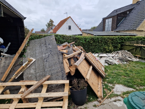 Bortskaffelse af byggeaffald