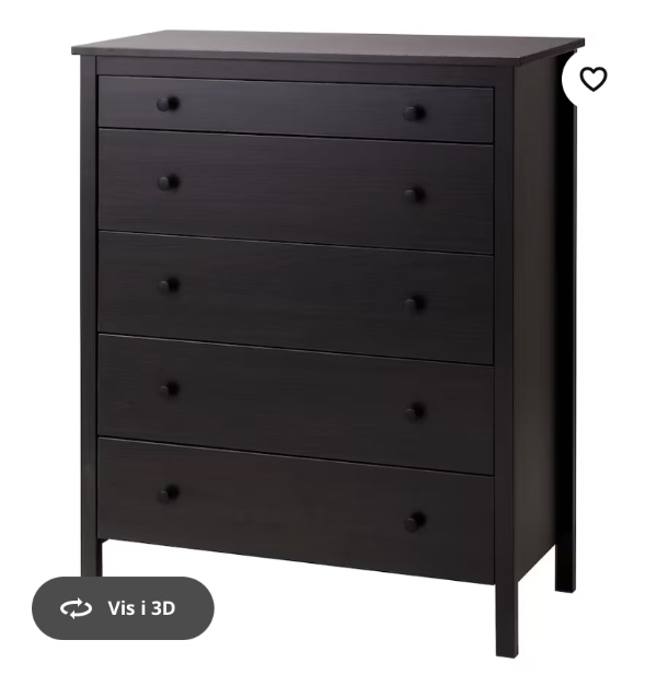 Samling af 2 Ikea kommoder