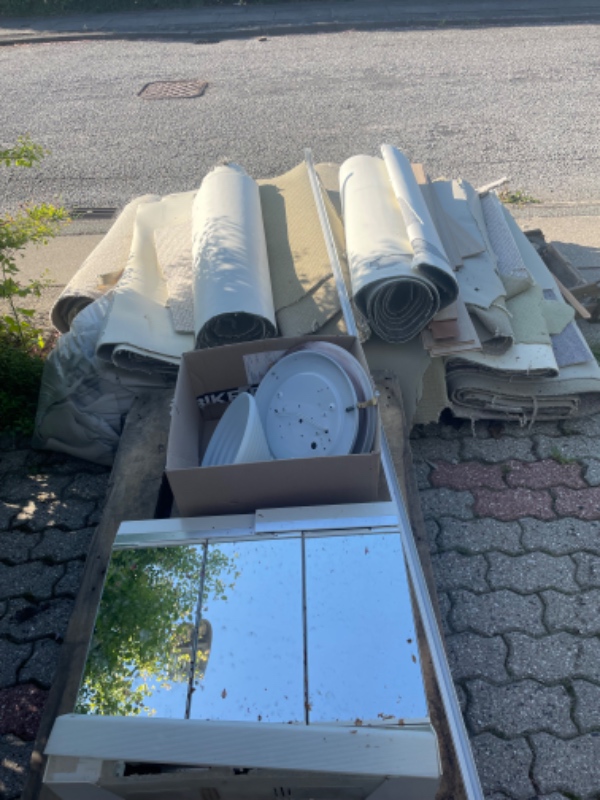 Afhentning af skrald i Kastrup