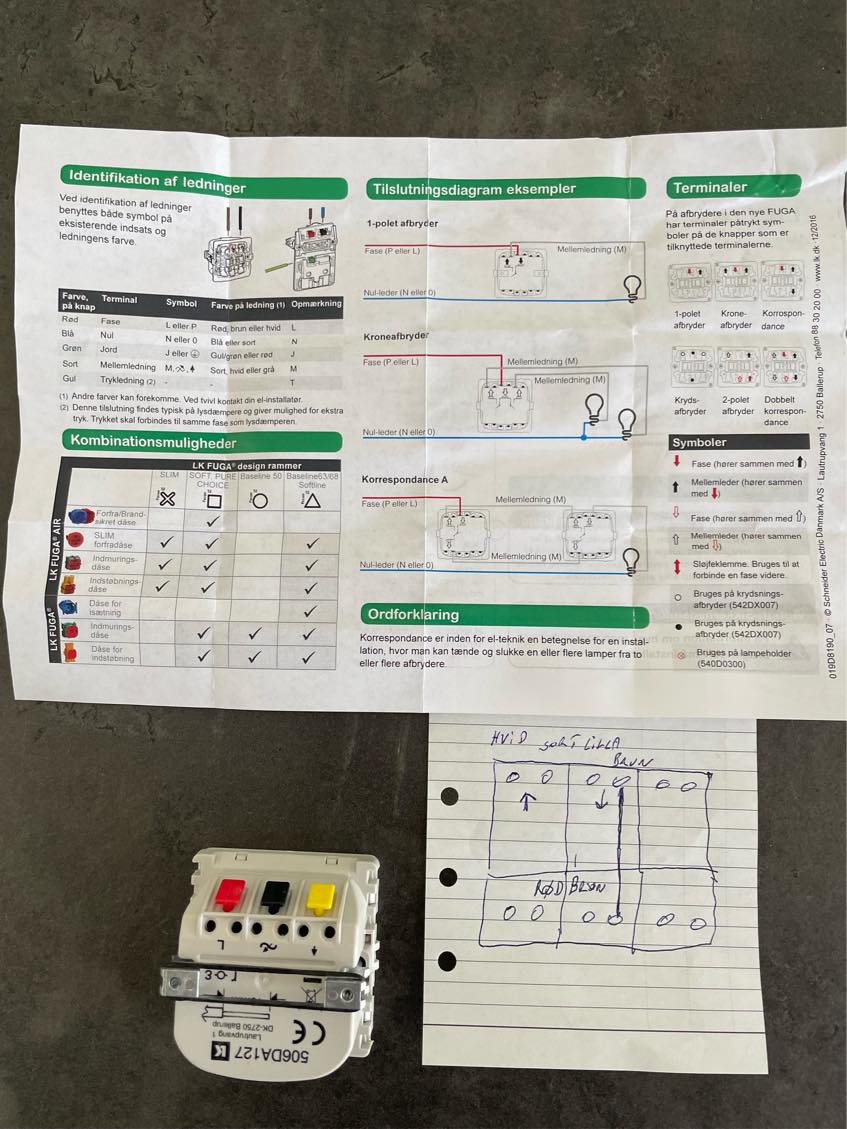 Tilslut 2 lysdæmpere hurtigst muligt