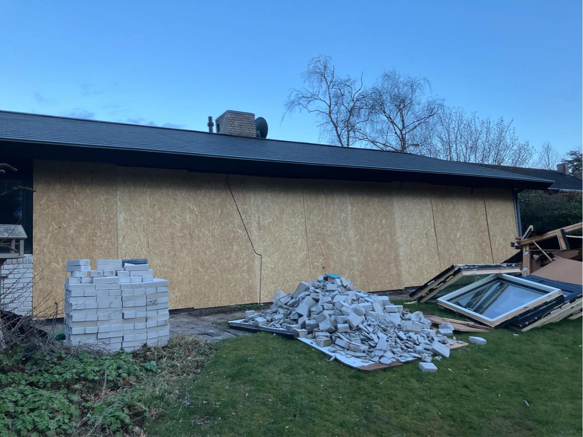 Montering af store vinduer