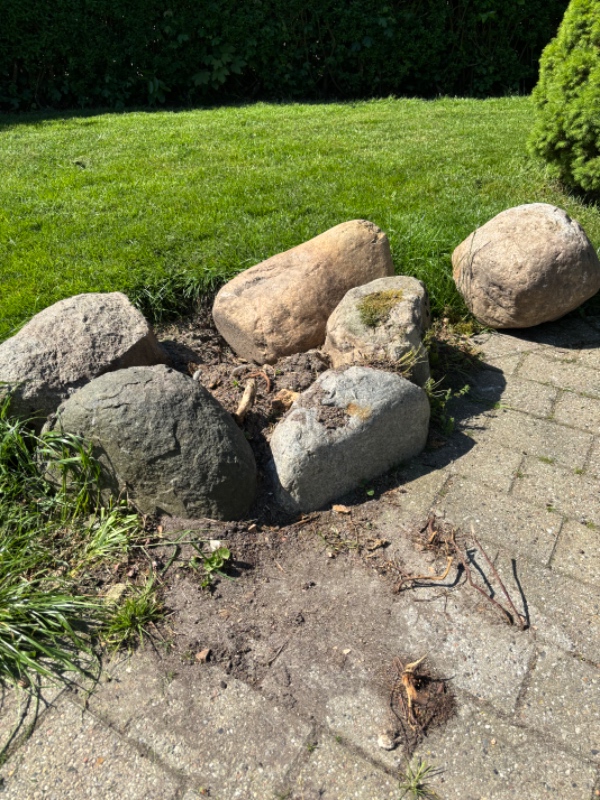 Afhentning af kampesten