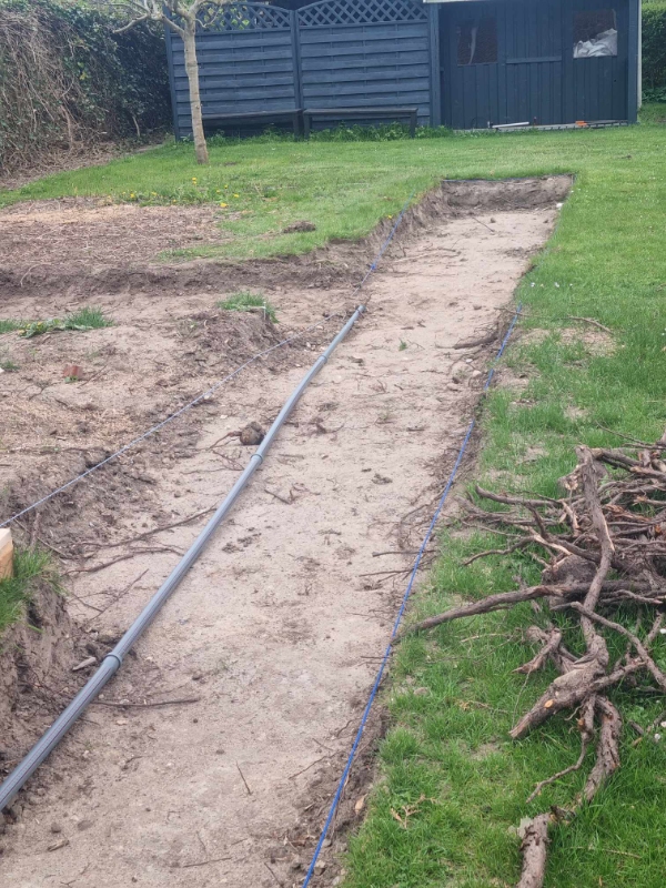 Gravning til fliser Nyråd