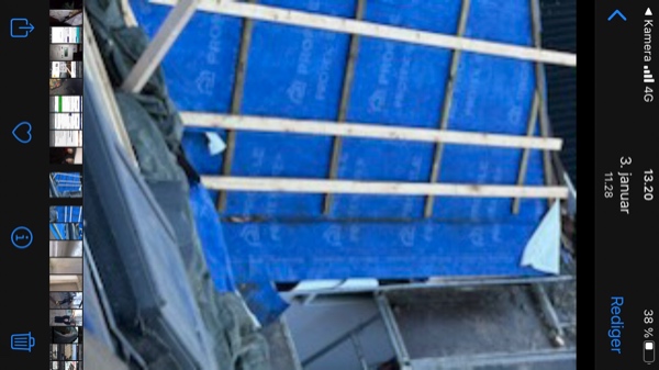 Nyt undertag samt tag sten på