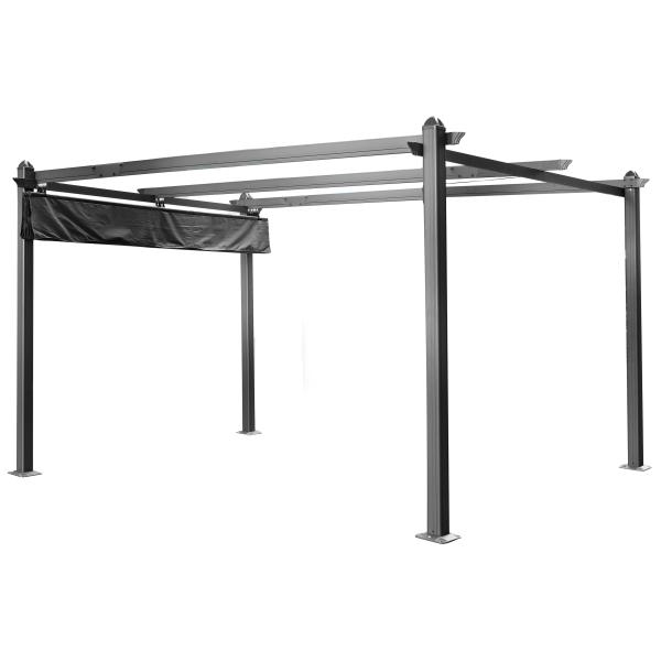 Montering af pergola markise på terrasse
