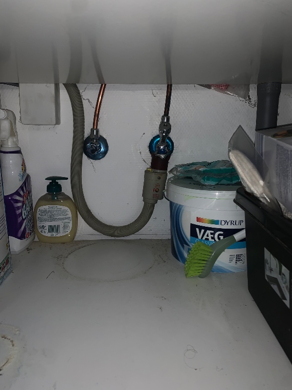 Montering af ny vaskemaskine