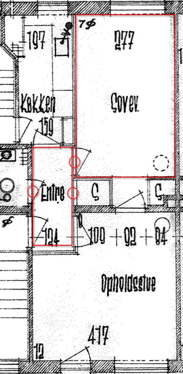 Maling af vægge, loft, paneler, døre og karme