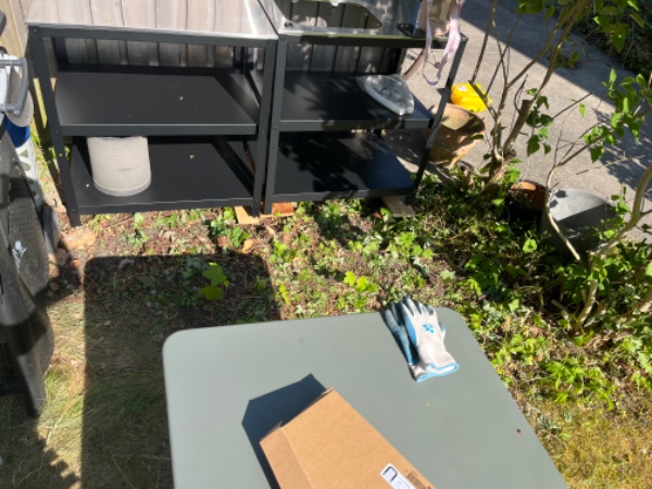 2m2 flise terrasse i haven