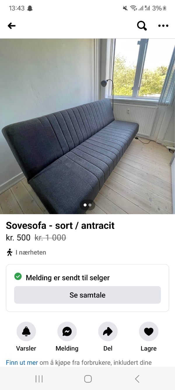 Hente sofa