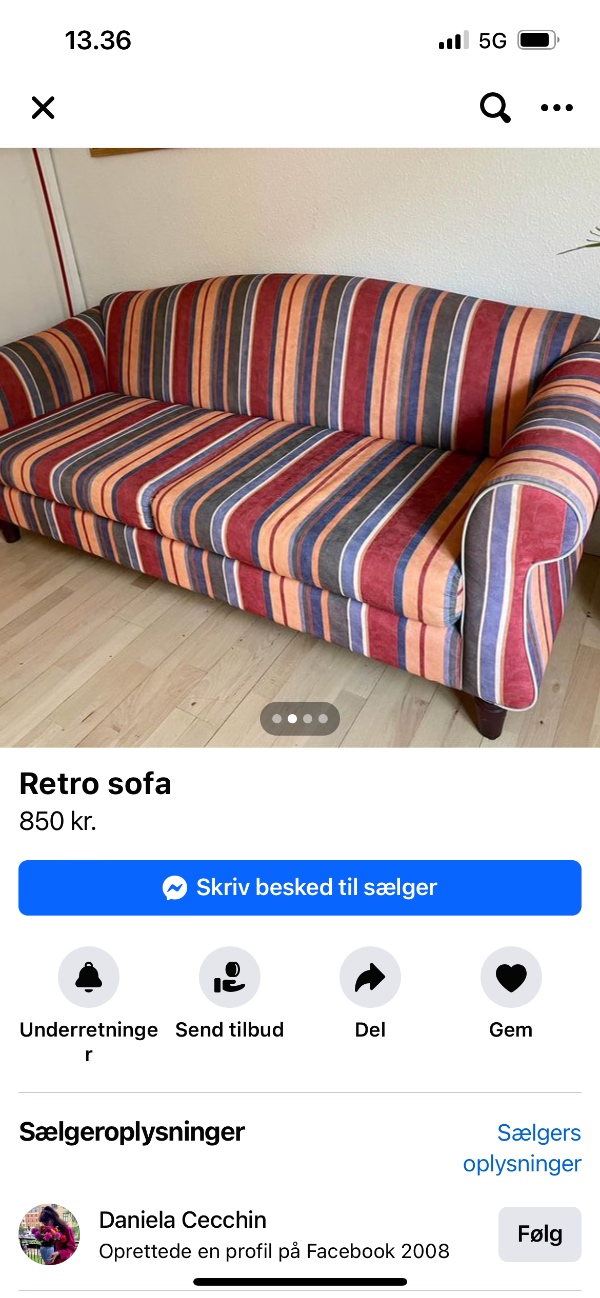 Flyttet en Sofa