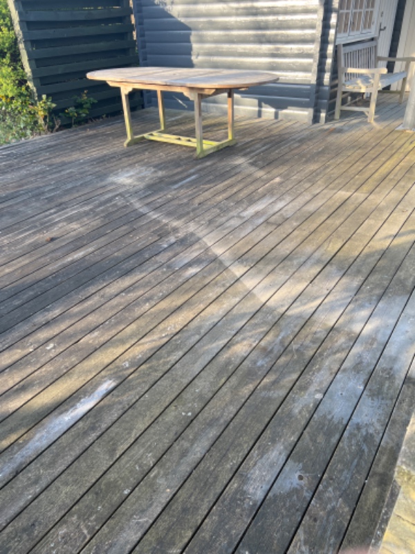 7x8 udendørs terrasse skal slibes!