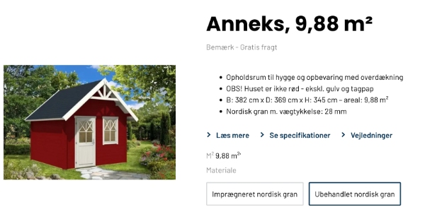 anneks bygges