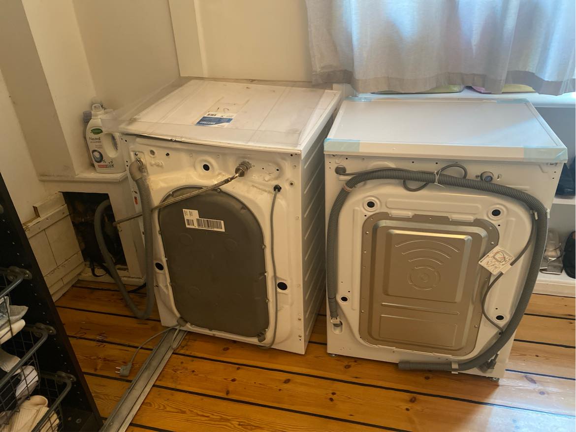 Udskiftning af defekt ballofix samt montering af vaskemaskine