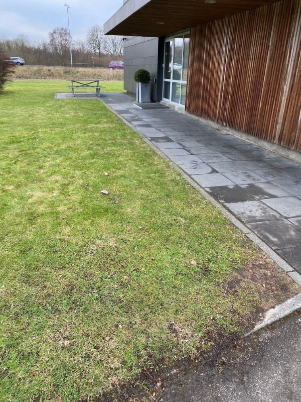 udviddelse af flise terrasse