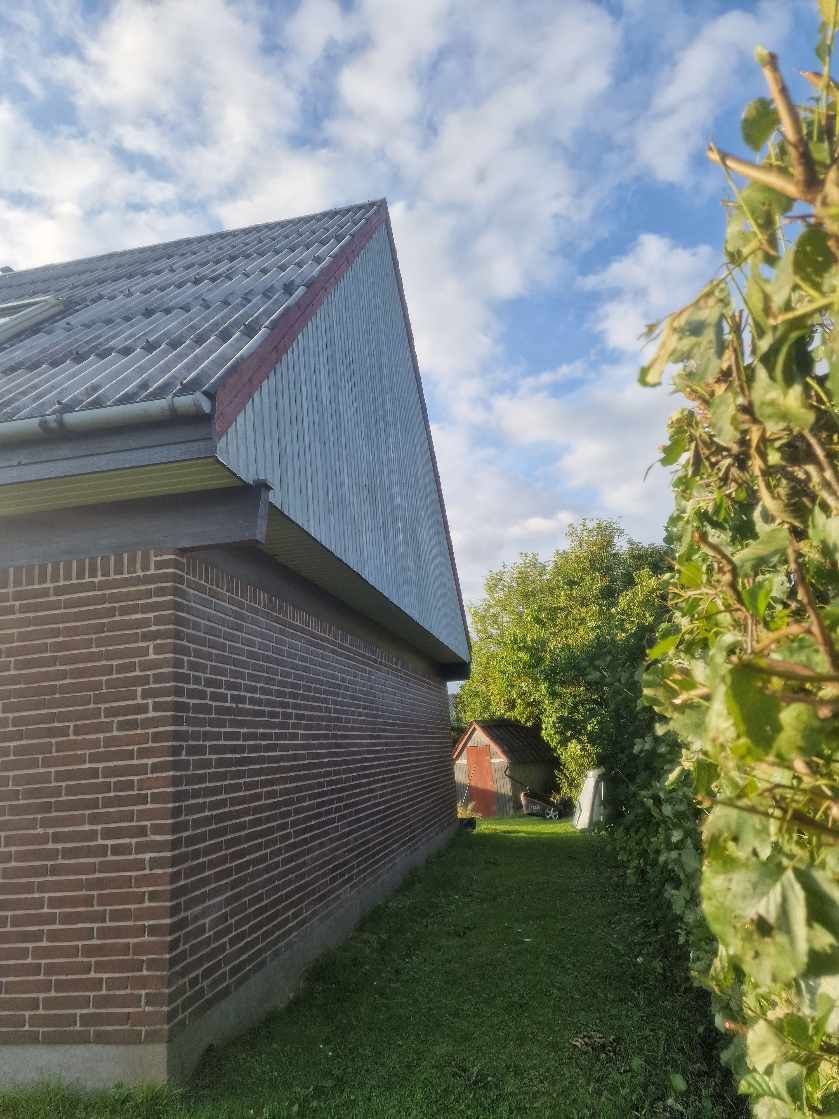 Malet gavle på hus