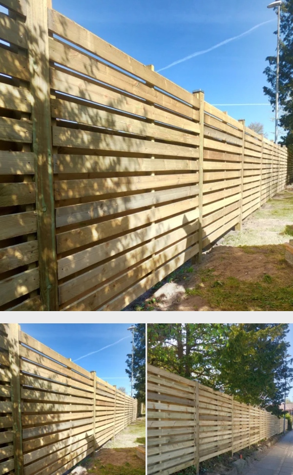 Opsætning af plankeværk