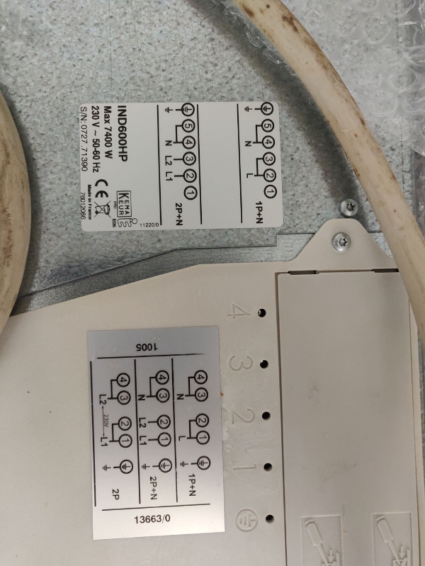 tilkobling af induktionskogeplader + ovn