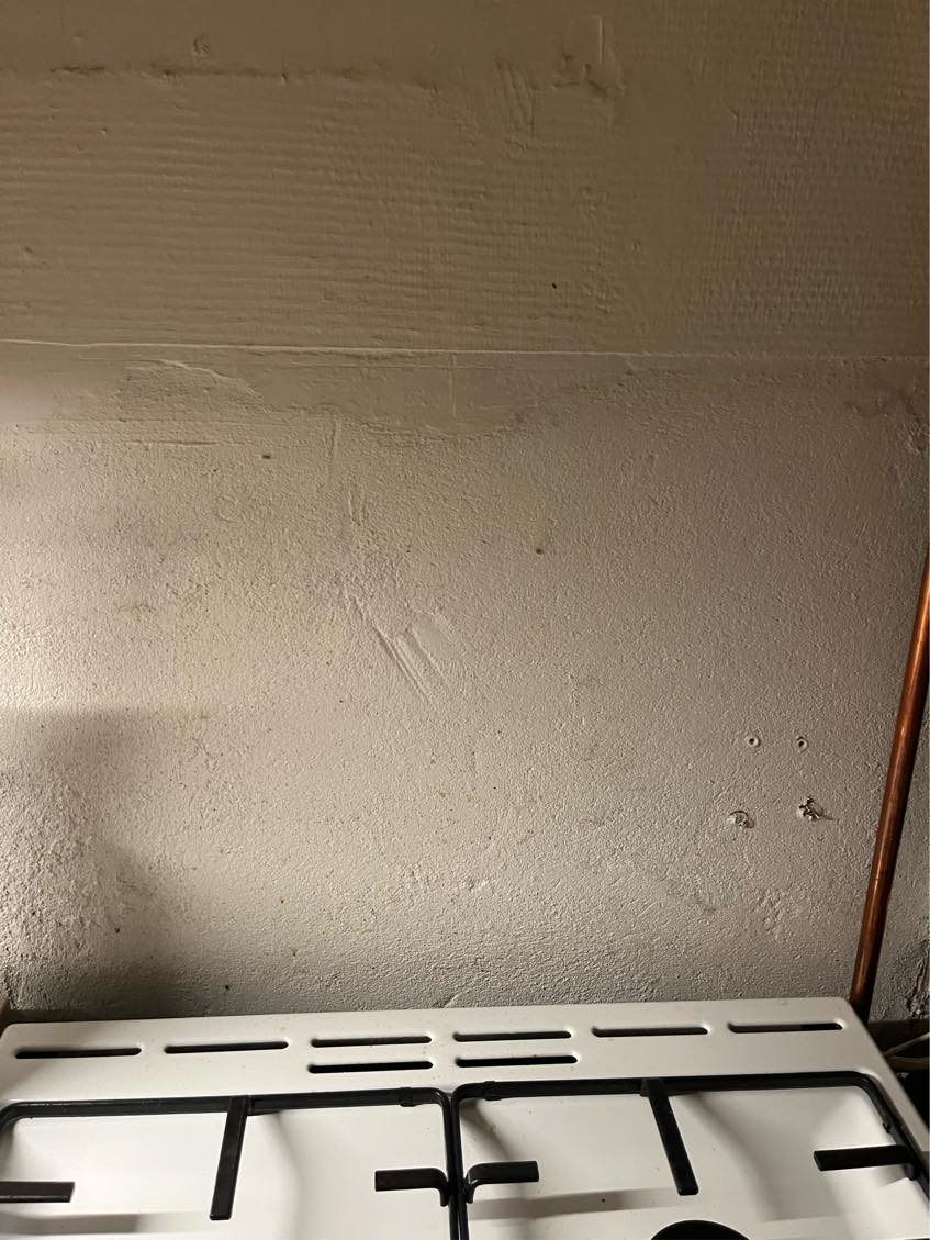 Løsning på køkkenvæg