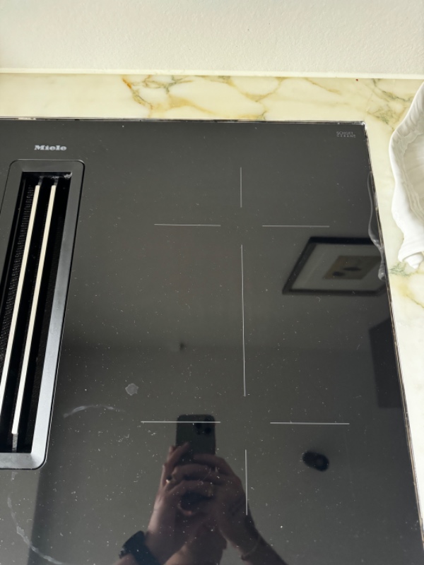 Fugning af Miele kogeplade