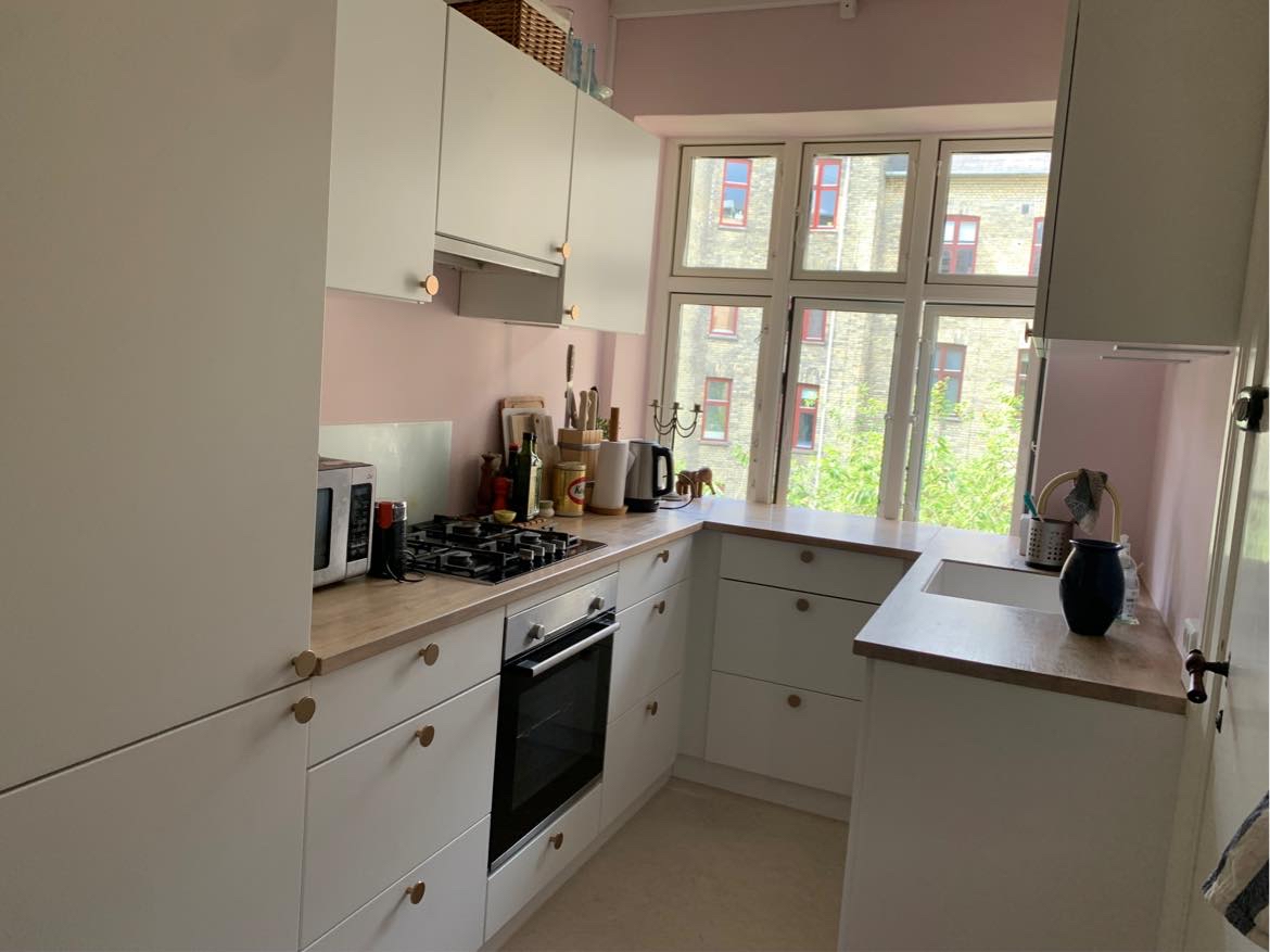 Slibning og oliering af køkkenbord