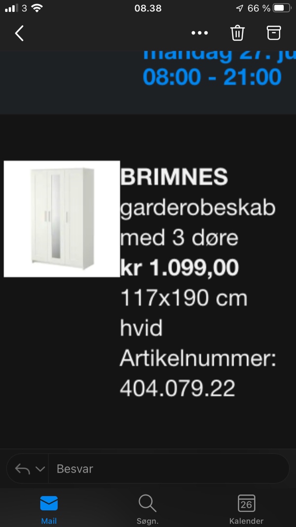 Hjælp til at samle en lille Ikea klædeskab