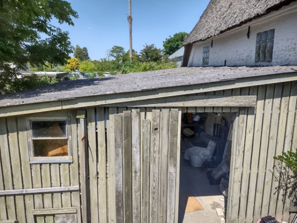 Tag af og tag på ca. 30 m2