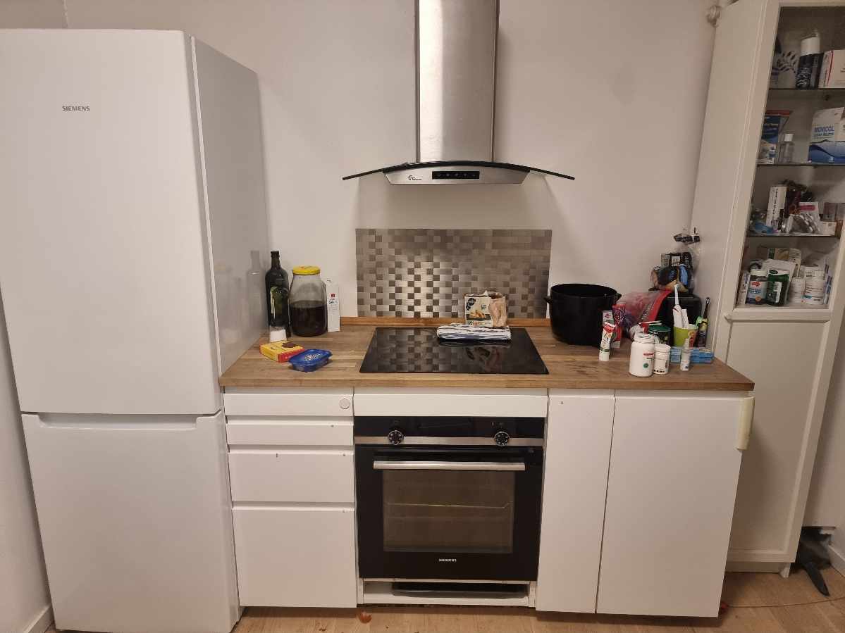 Fraflytningsrengøring, lille toilet og køkken 