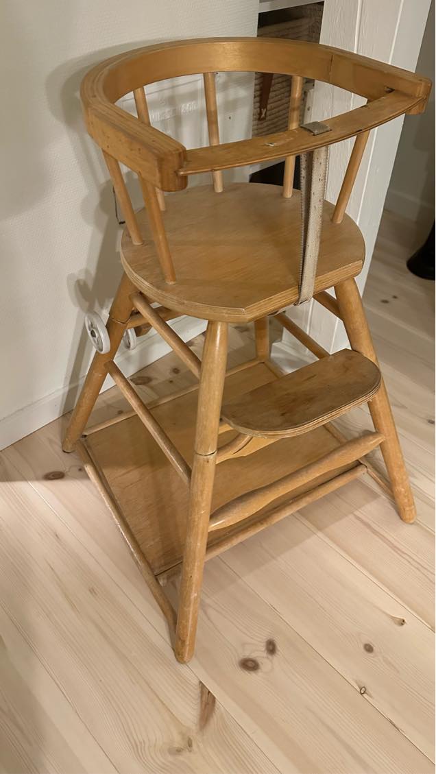 Barnestol små rep, slip og males