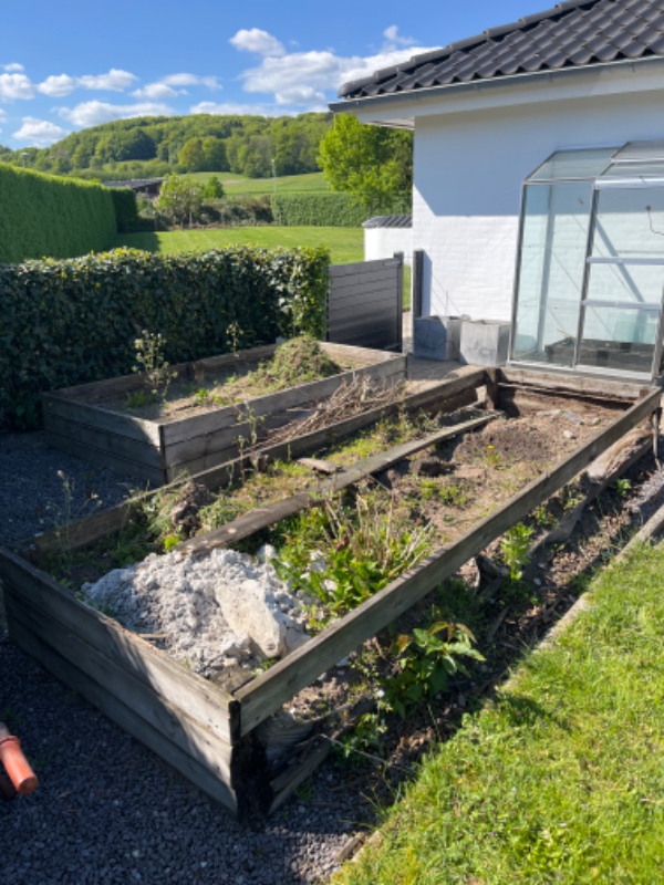 Nedtagning af plantekasser