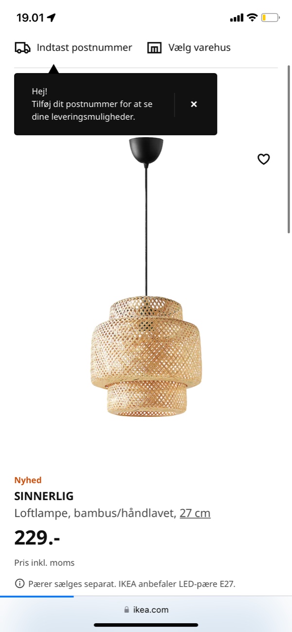 Skifte loftslampe + hænge hylde op