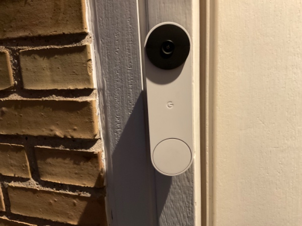 Opsætning af Nest Doorbell og Nest hub.