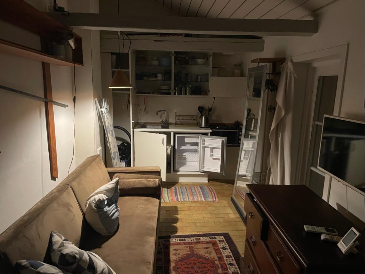 Male væg loft og træværk