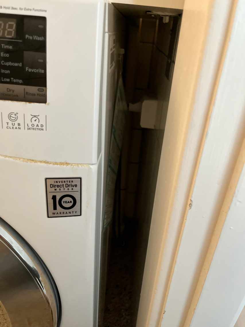 Tilslutning af vaske-tørremaskine