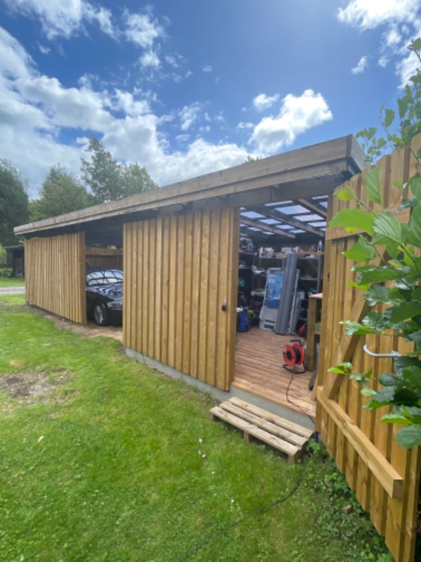 Maling af carport/skur udvendigt