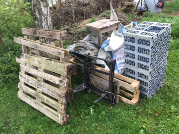 Transport af storskrald til genbrugsplads