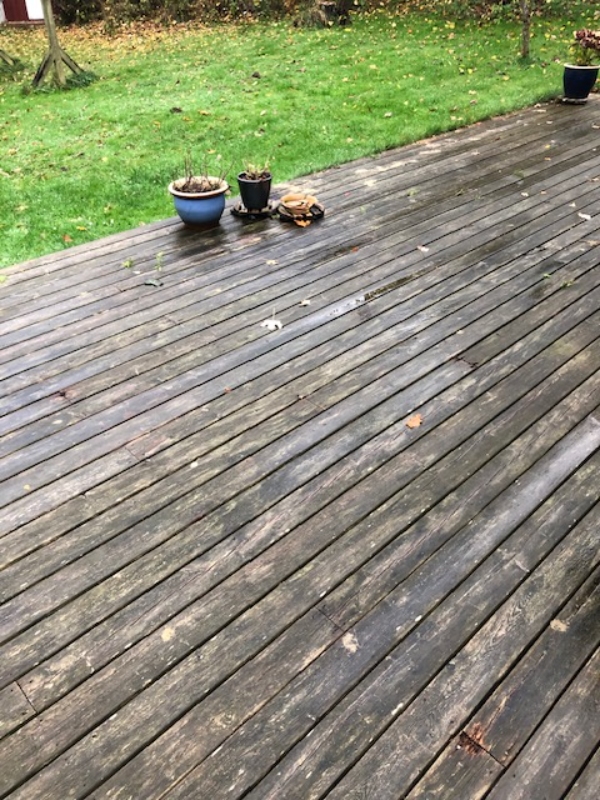 Udskiftning af 80 kvm træterrasse ved sommerhus