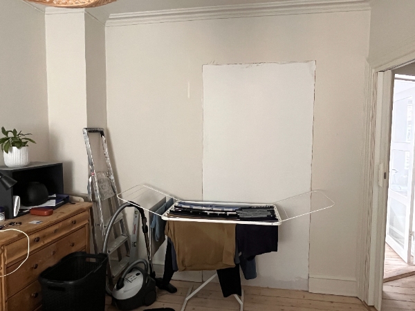 Male soveværelse + 1 væg