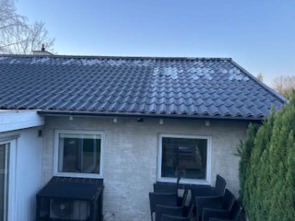 delvis udskiftning af metaltagplader