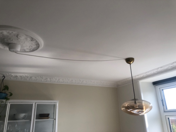 Opsætning & nedtagning af loftlampe