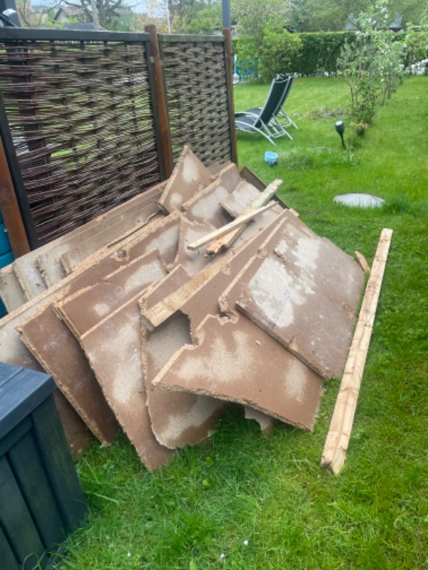 Aflevering af byggeaffald