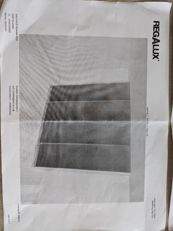 Opsætning af 2 skabe fra Bauhaus på hhv 250 x 245 og 90 x 200