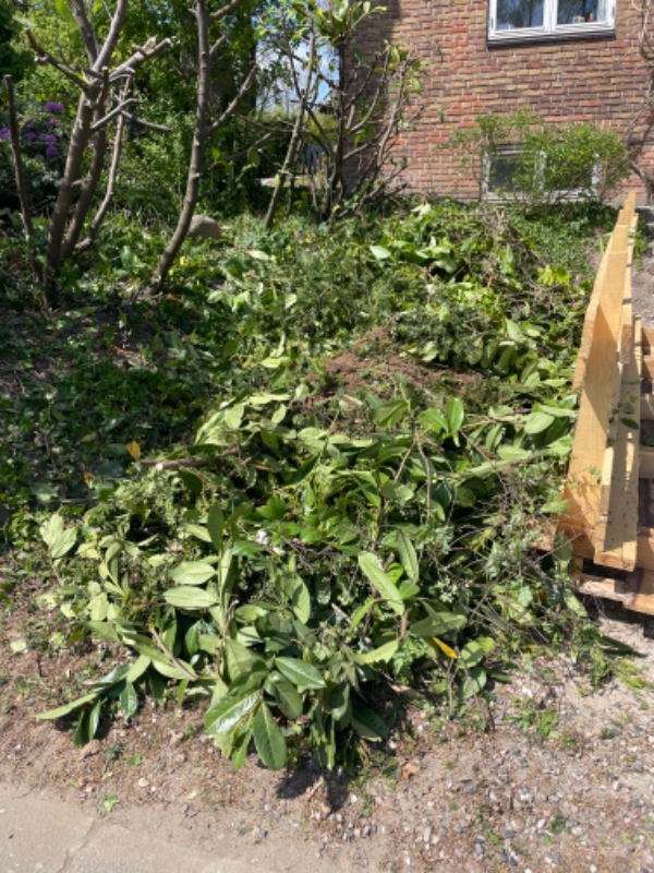 Afhentning af haveaffald + lidt byggeaffald