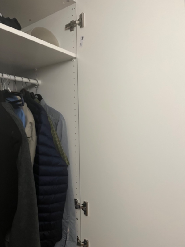 nedtagning, transport og opsætning af PAX skab