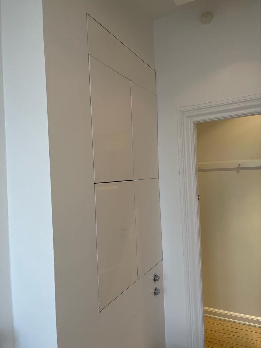 Gipsvæg + skabslåger