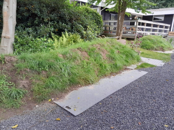 Fjernelse af ca 2 rum meter jord