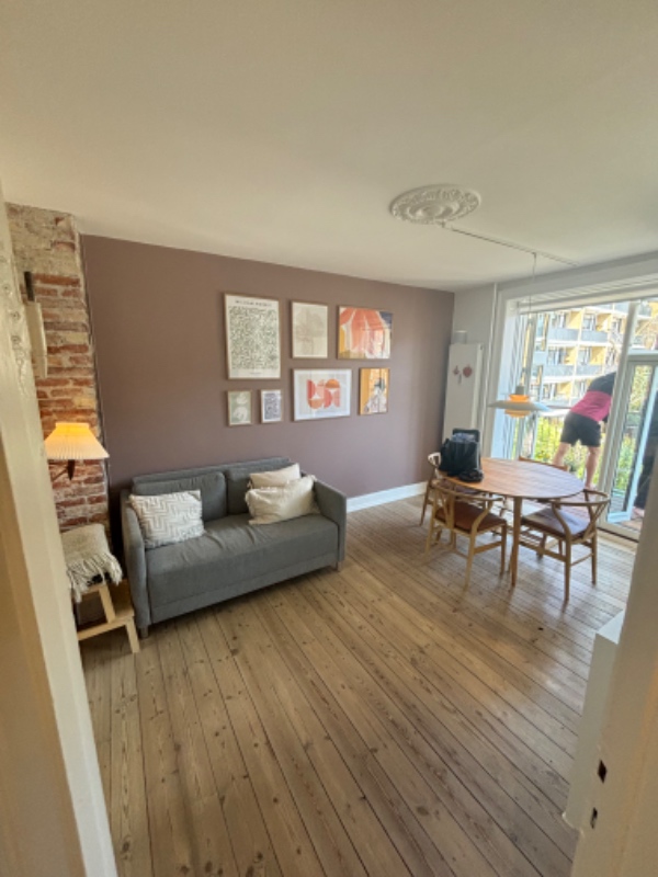 Gulvslibning i lejlighed, 60 kvm